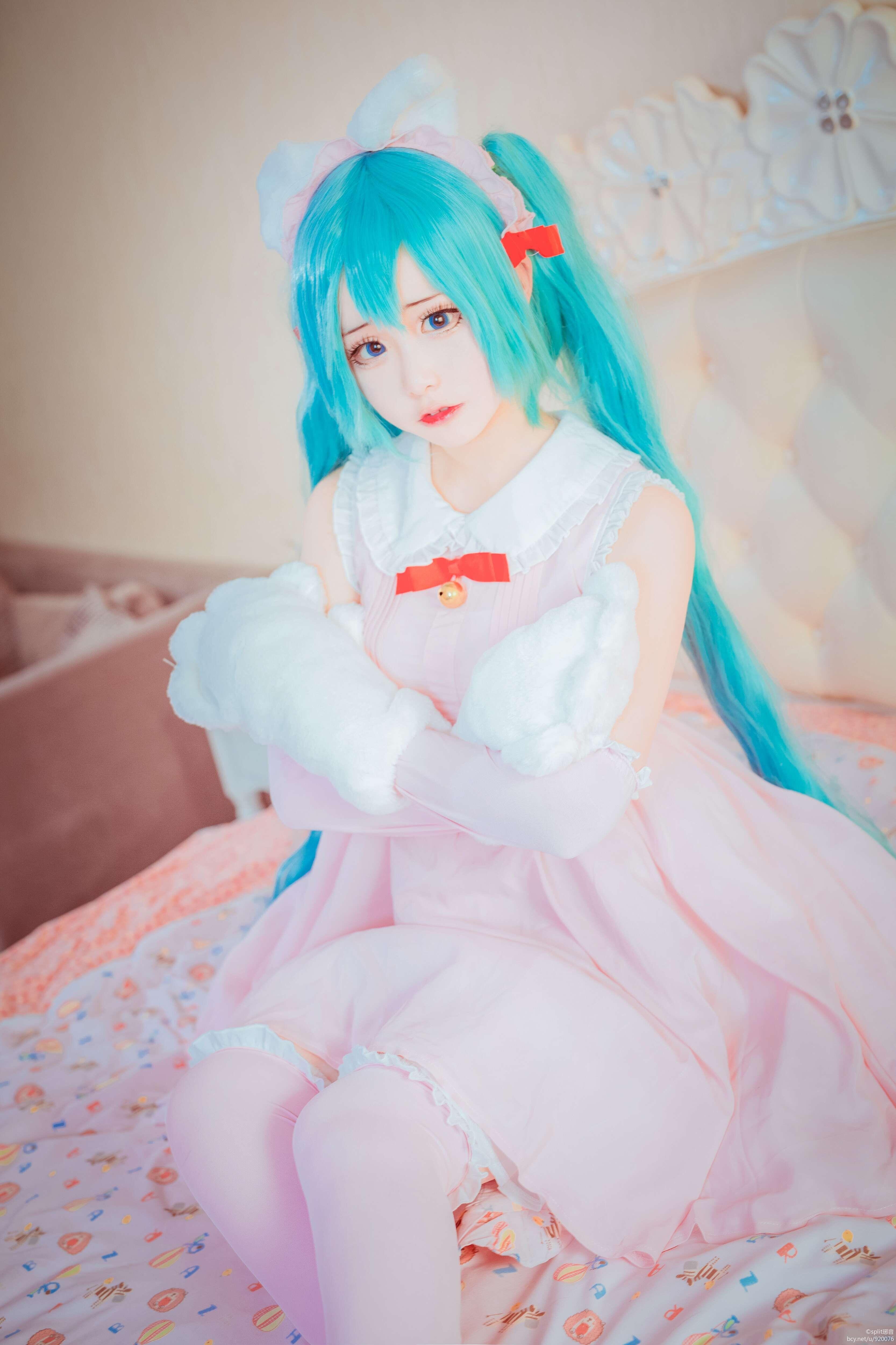 初音未来,萌COS,cos萌女