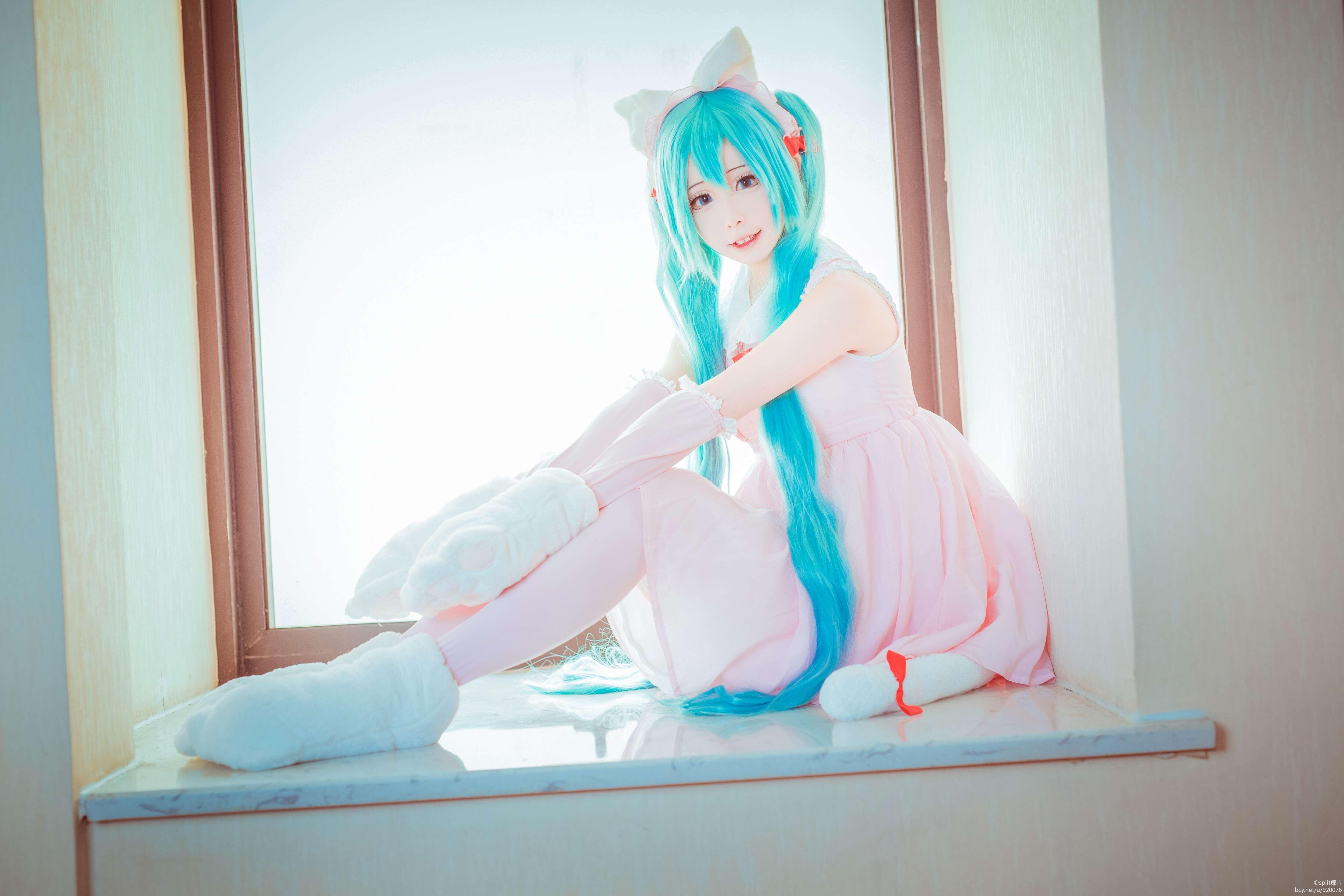 初音未来,萌COS,cos萌女