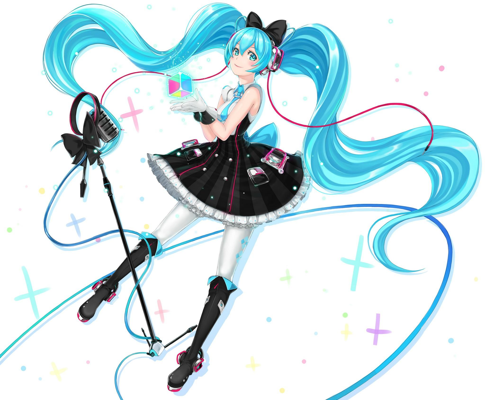 夏日,初音未来,MIKU,公主,夜空