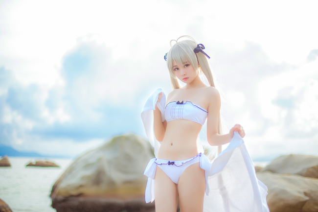 春日野穹泳装 cosplay正片