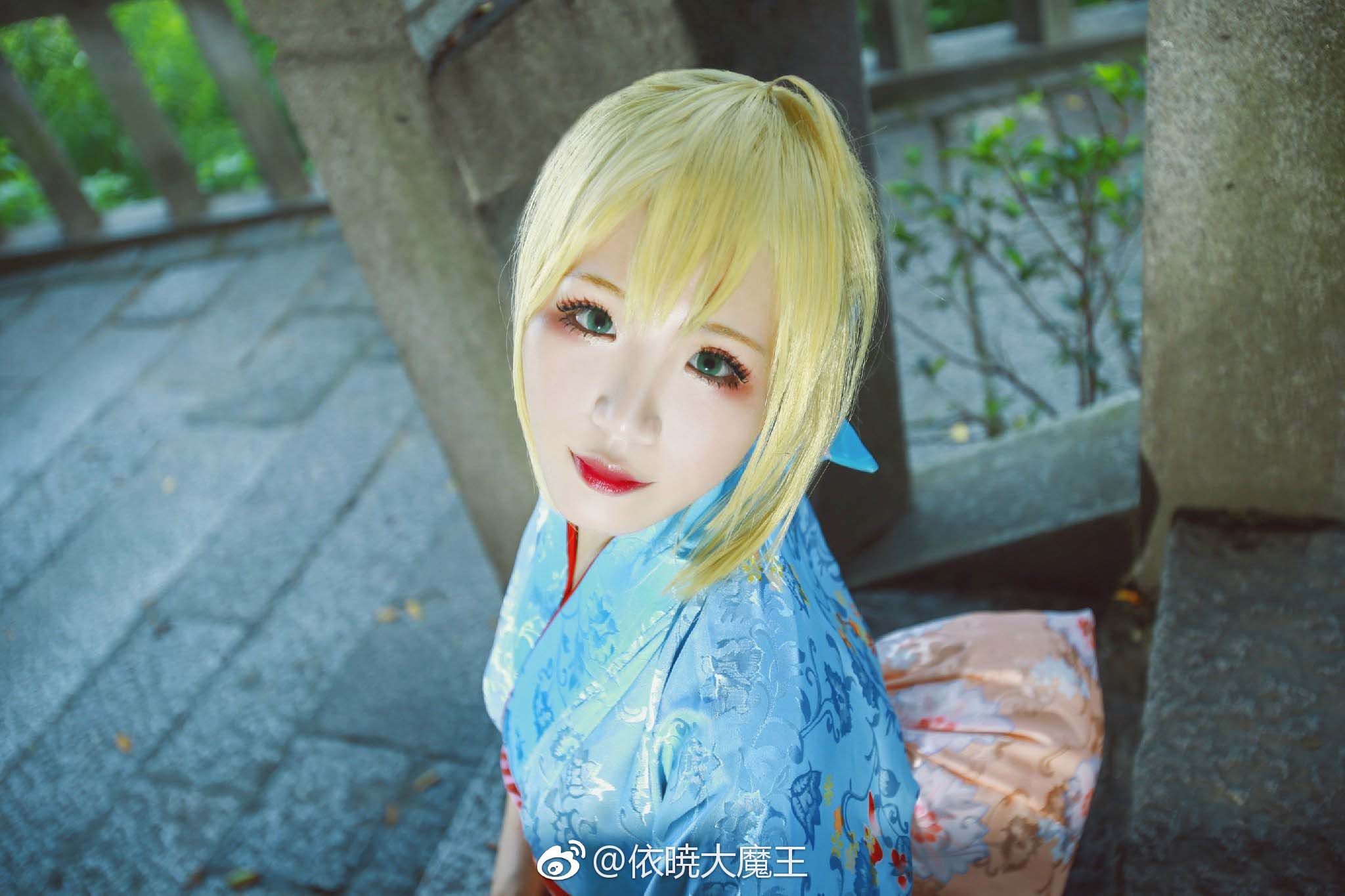 FGO 和服Saber 阿尔托莉亚 COS Fate