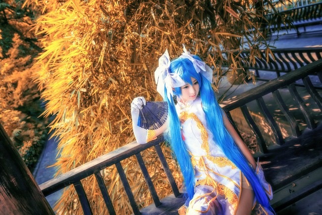 miku青鸾旗袍cosplay正片