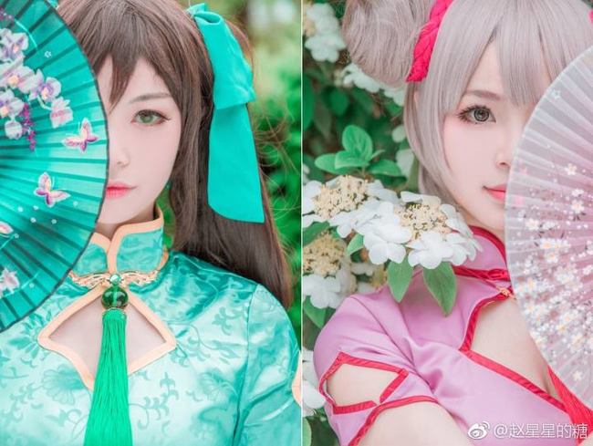 王者荣耀,小乔,孙尚香,cosplay图片