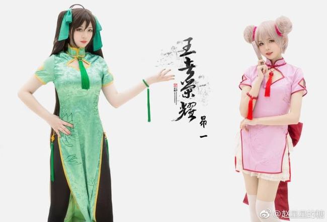 王者荣耀,小乔,孙尚香,cosplay图片