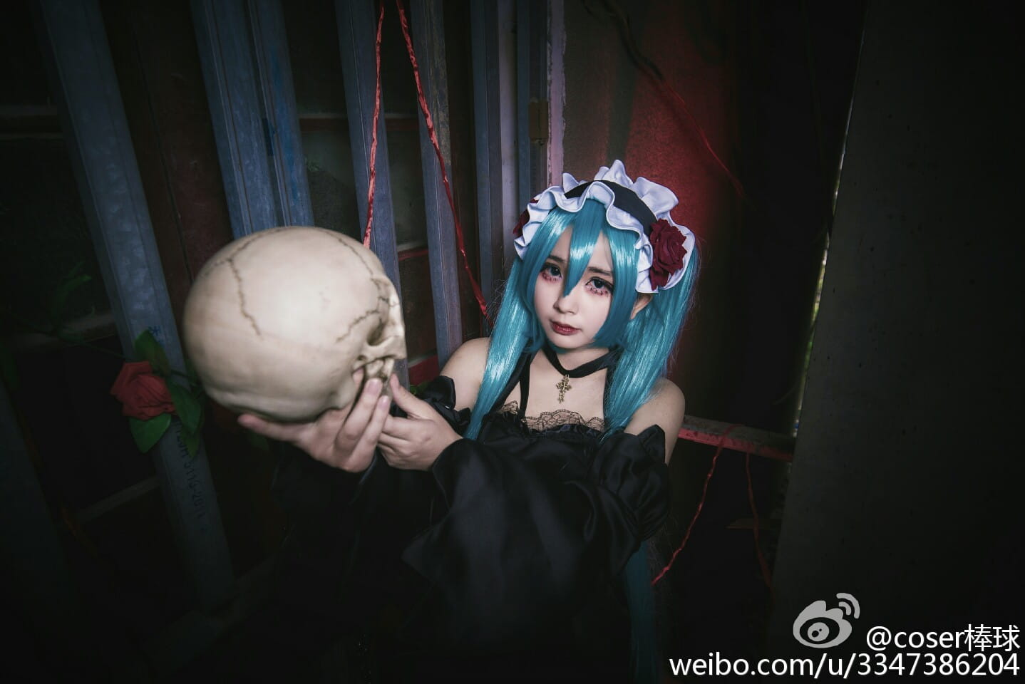 初音未来,坎特雷拉,禁断之毒,cos,暗黑系,KAITO