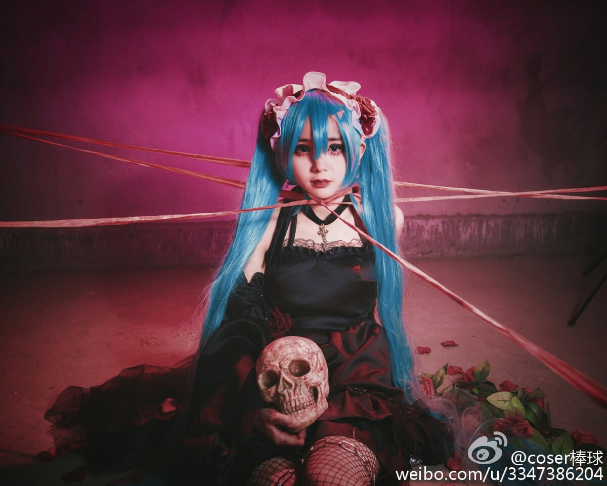 初音未来,坎特雷拉,禁断之毒,cos,暗黑系,KAITO