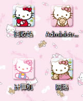 hello kitty,凯蒂猫,win7主题,电脑主题