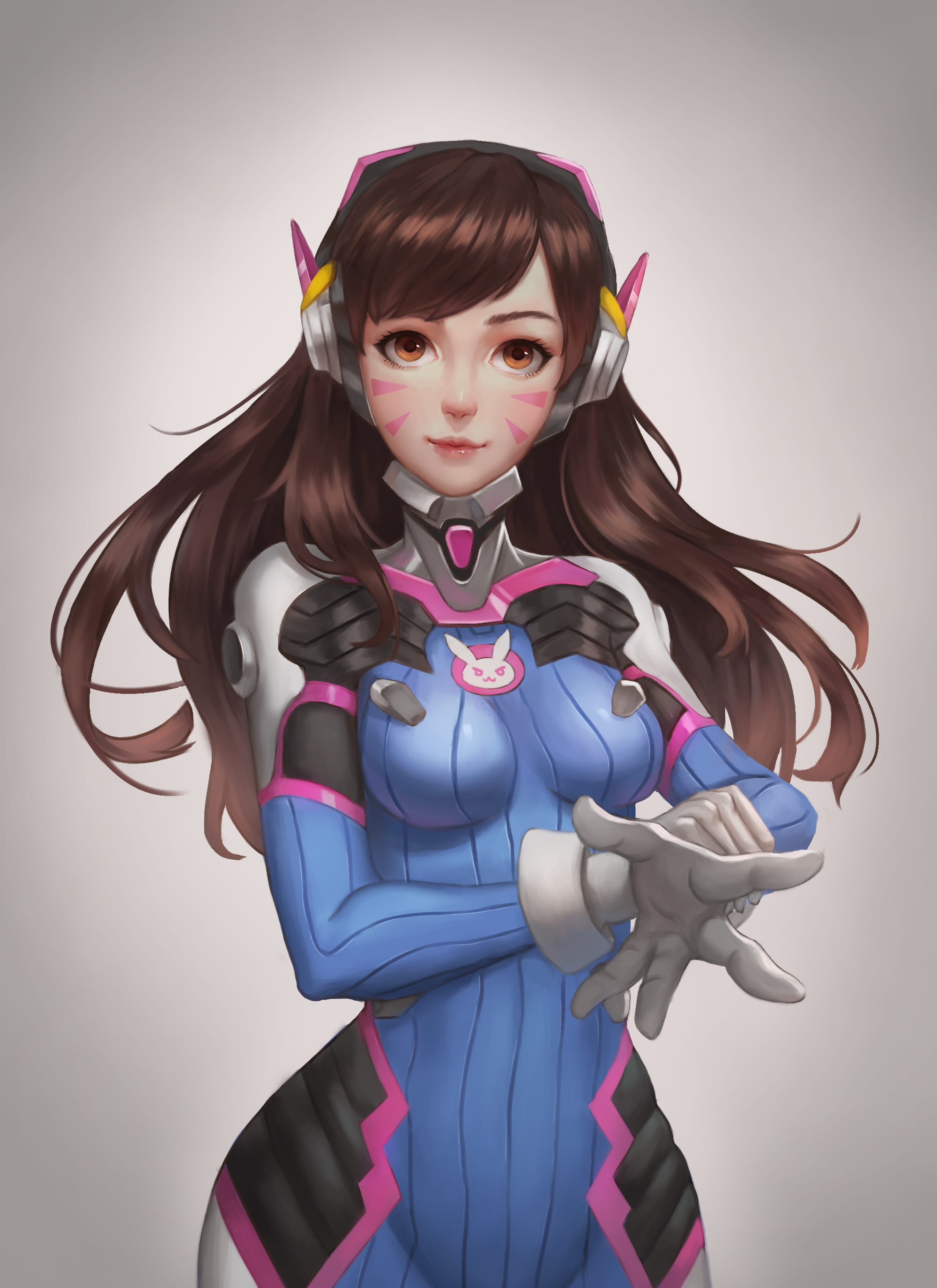 守望先锋 D.va 手绘图