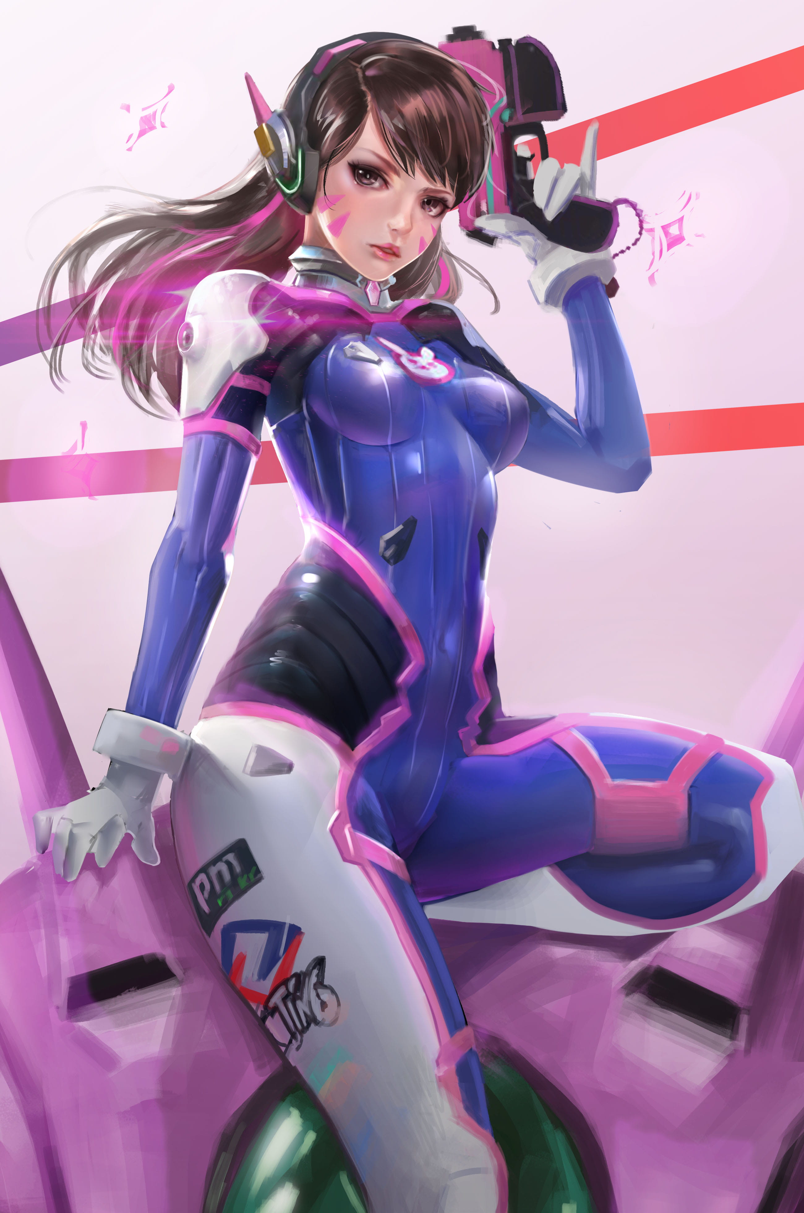 守望先锋 D.va 手绘图