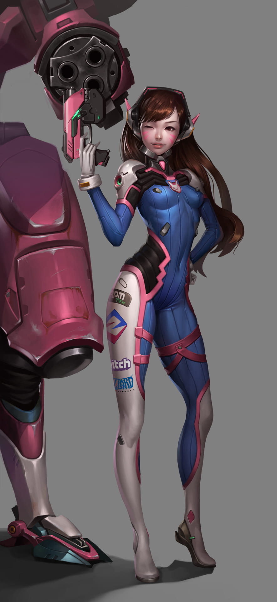 守望先锋 D.va 手绘图