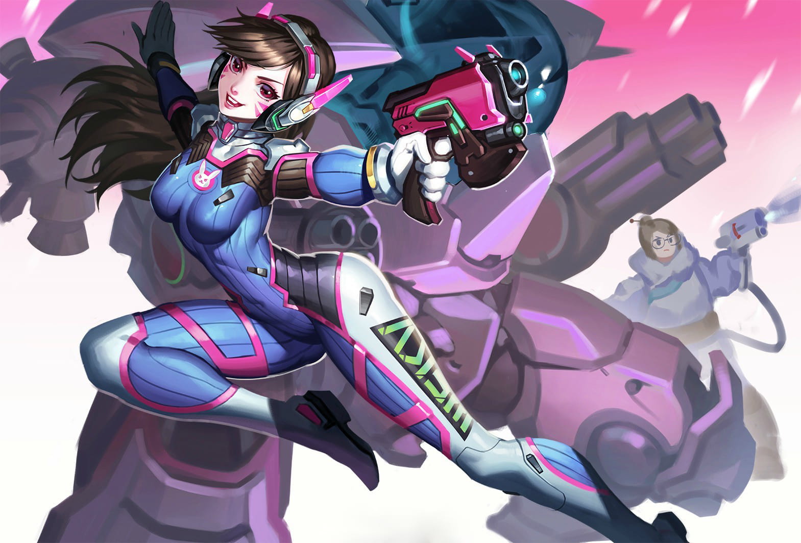 守望先锋 D.va 手绘图