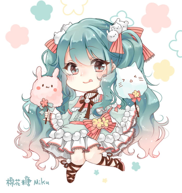 miku,初音未来,手绘