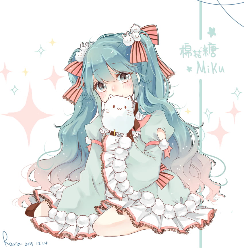 miku,初音未来,手绘