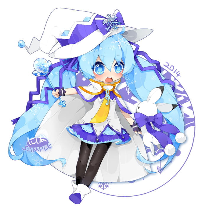 miku,初音未来,手绘