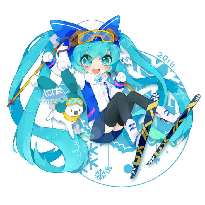 miku,初音未来,手绘