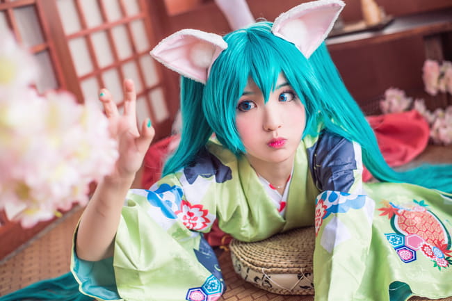 初音未来cos,miku，