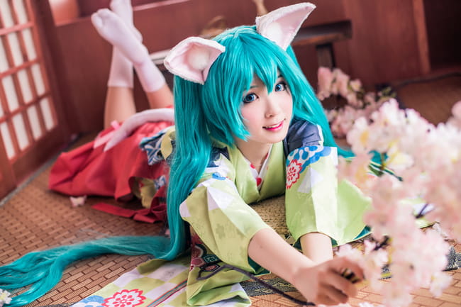 初音未来cos,miku，