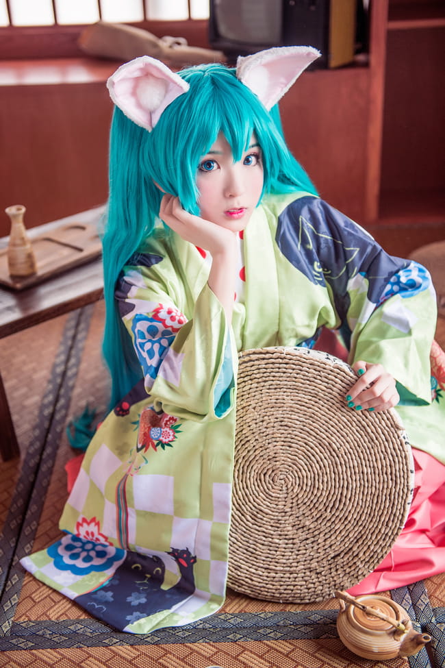 初音未来cos,miku，