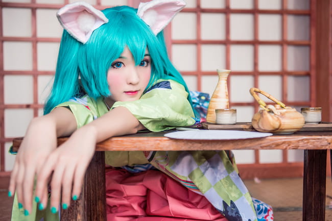 初音未来cos,miku，