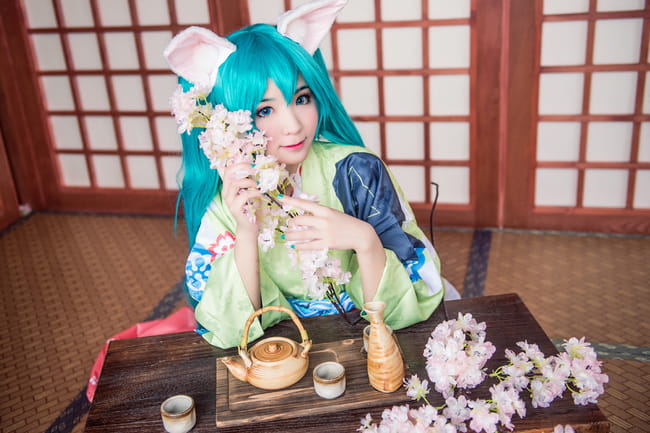 初音未来cos,miku，