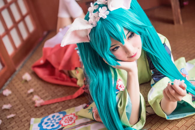 初音未来cos,miku，