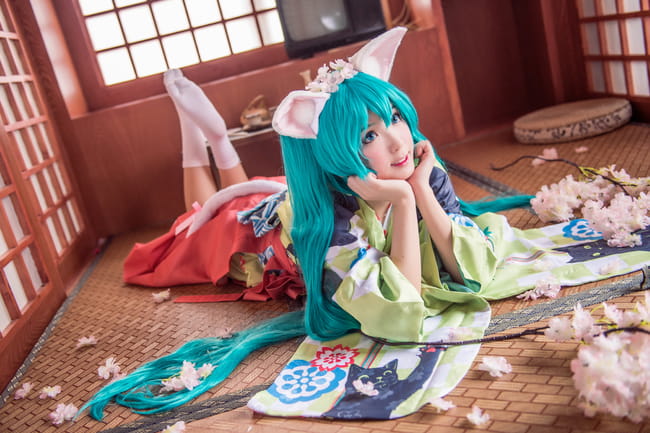 初音未来cos,miku，