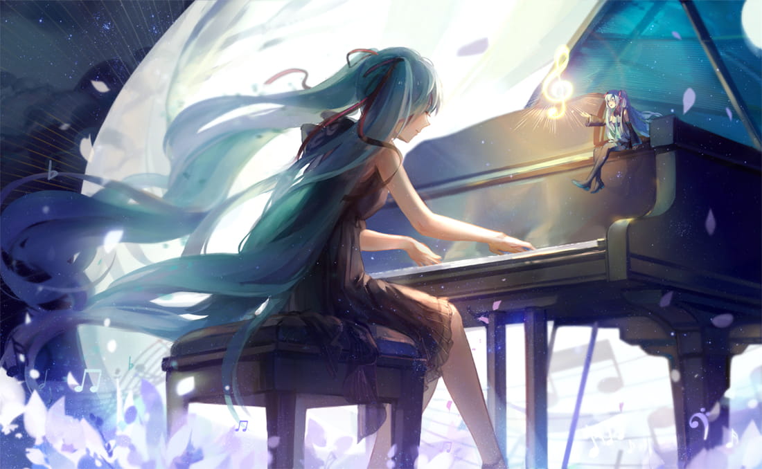 初音未来美图,miku壁纸,初音本子