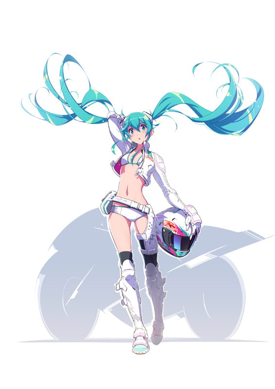 赛车女郎,初音未来