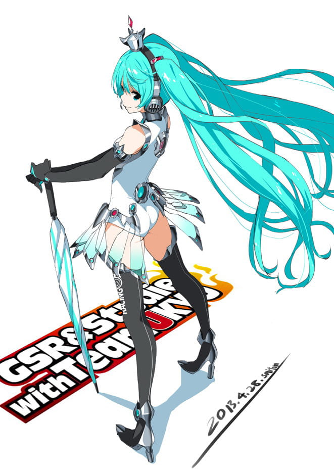 赛车女郎,初音未来