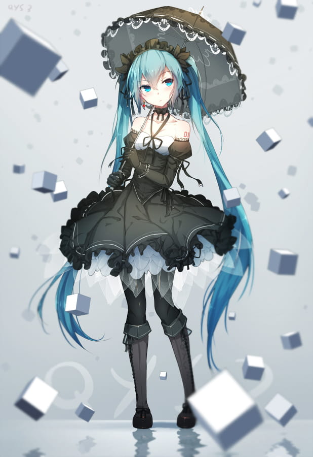 初音未来,saber,雷姆,艾米丽娅