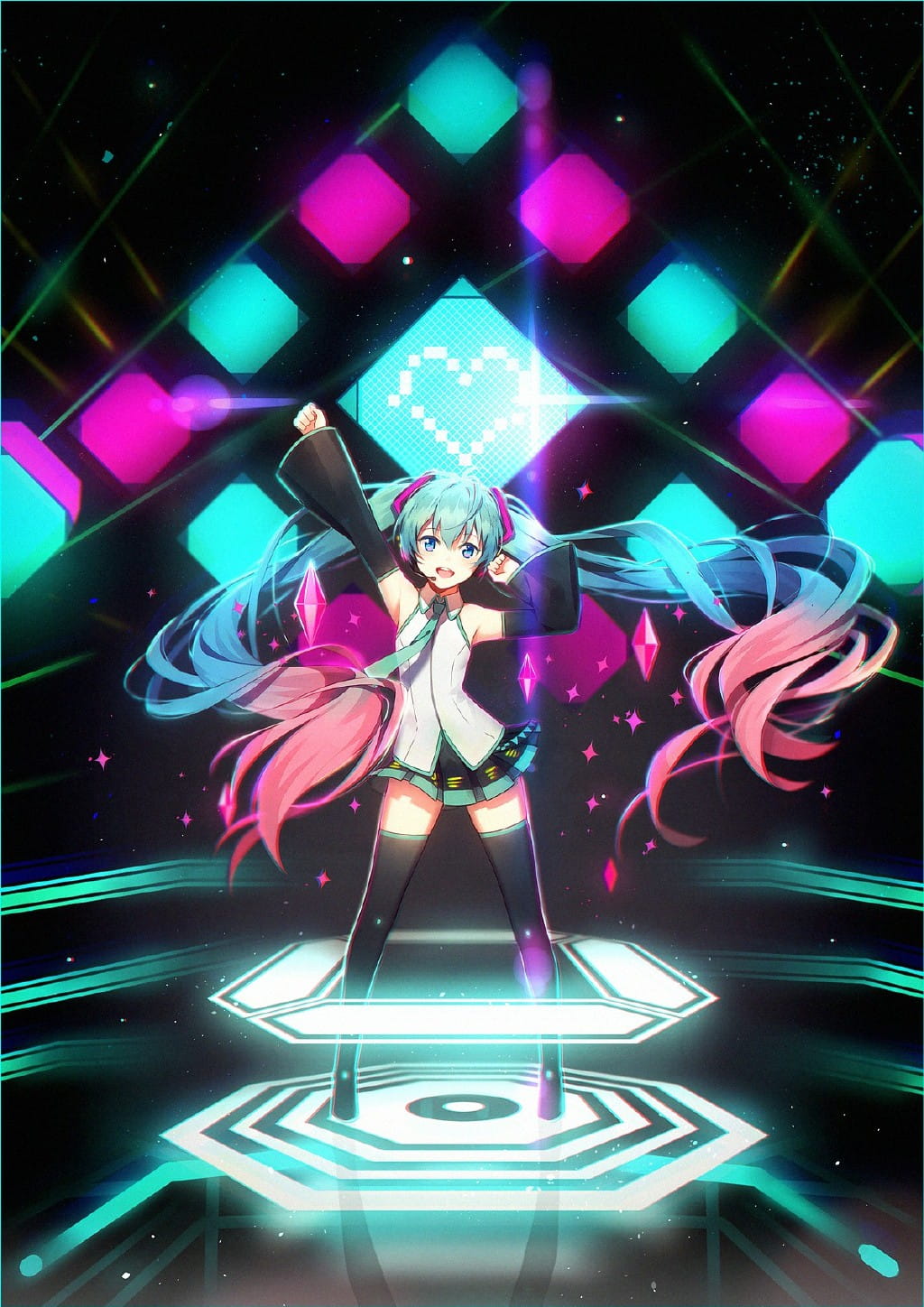 初音未来,华丽,P站画师,动漫美图