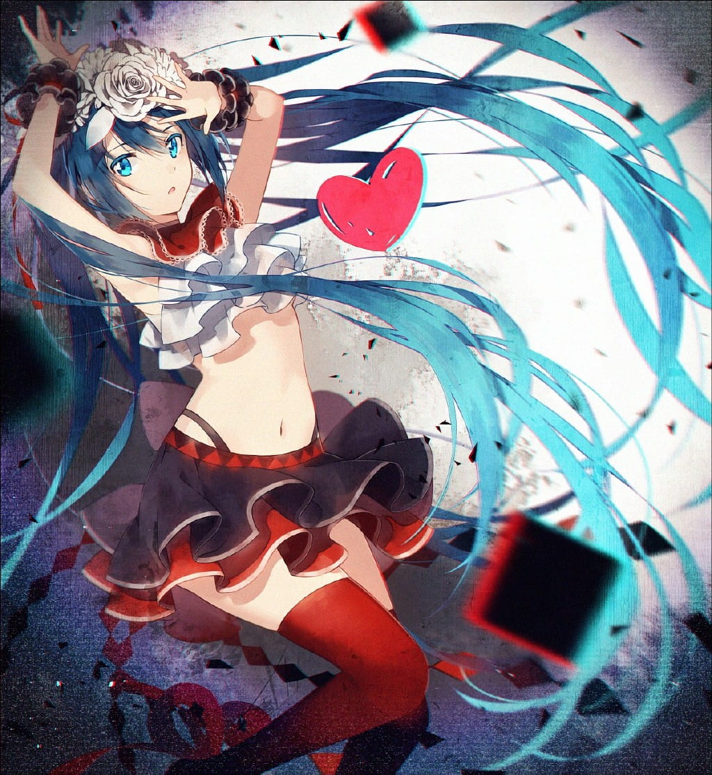 初音未来,华丽,P站画师,动漫美图