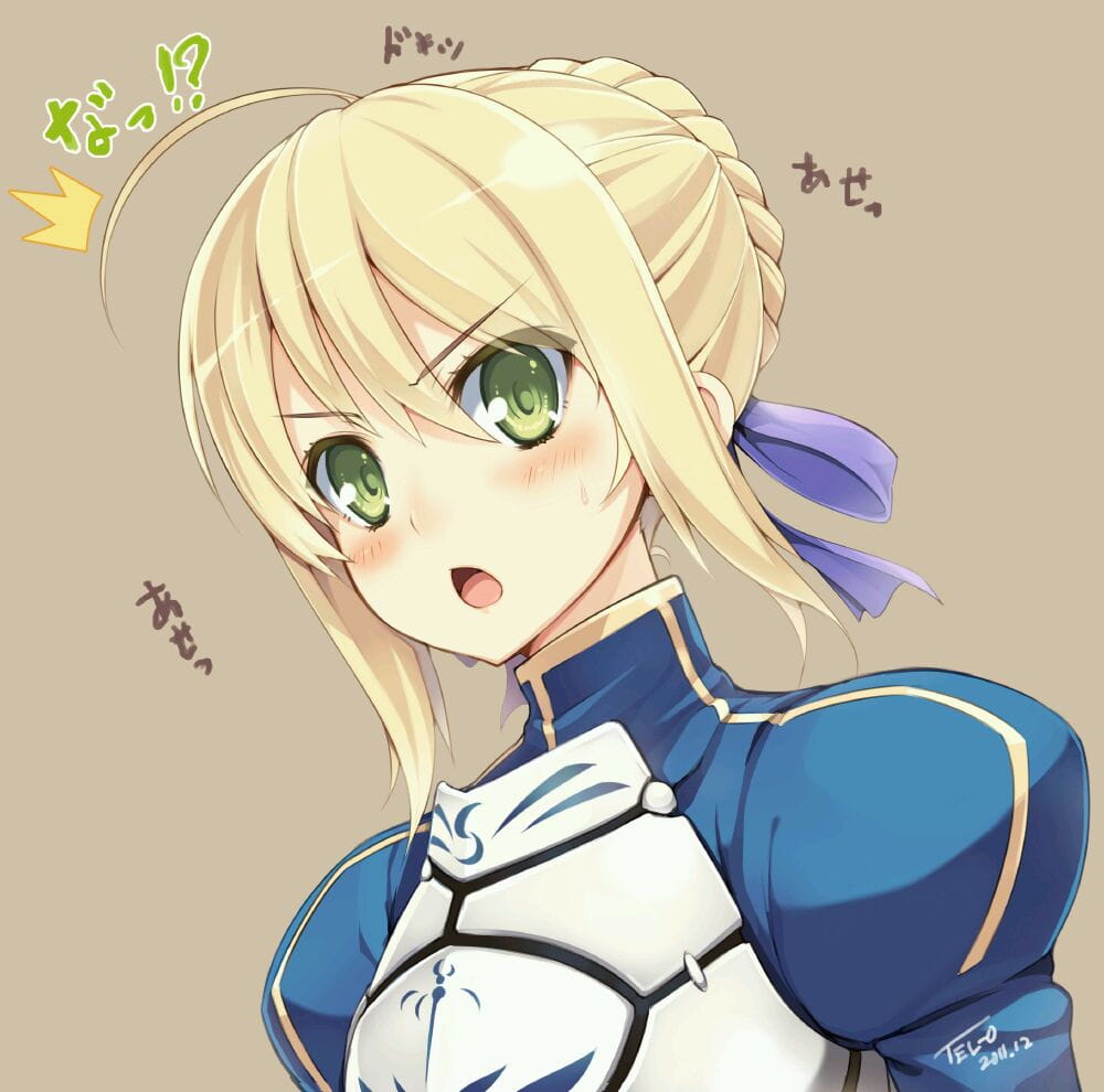 吾王,saber,动漫女头