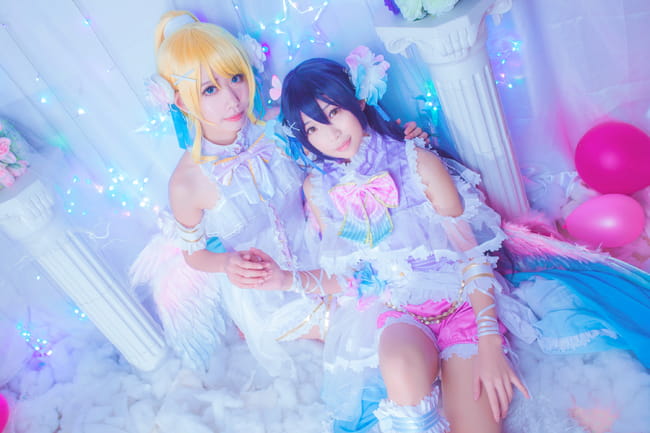 lovelive,园田海未,绚濑绘里,COS