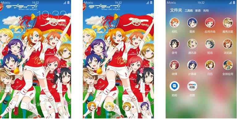 lovelive,南小鸟,东条希,手机主题