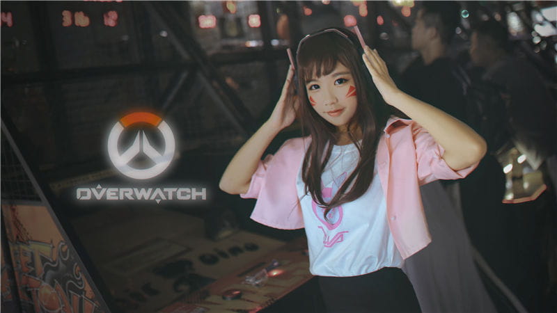 dva,守望先锋,cosplay,