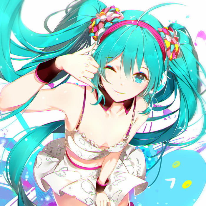 初音未来头像,qq头像,情侣头像,动漫头像