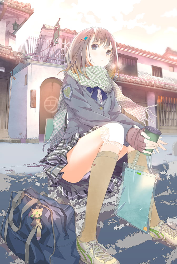 少女,制服,水手服