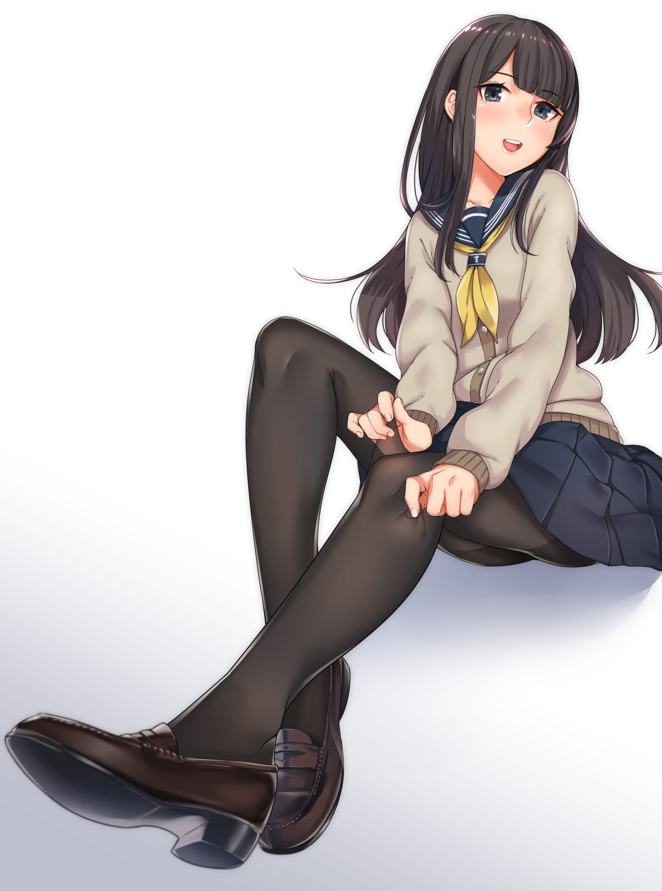 少女,制服,水手服