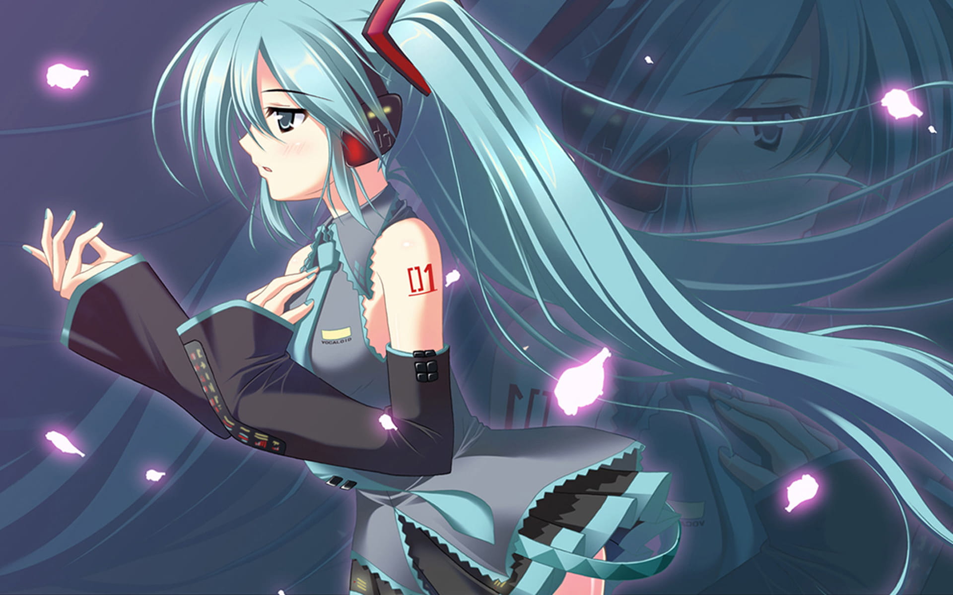 初音未来壁纸,初音高清壁纸,初音电脑壁纸