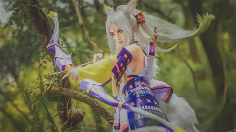 白狼,阴阳师cos,cosplay,