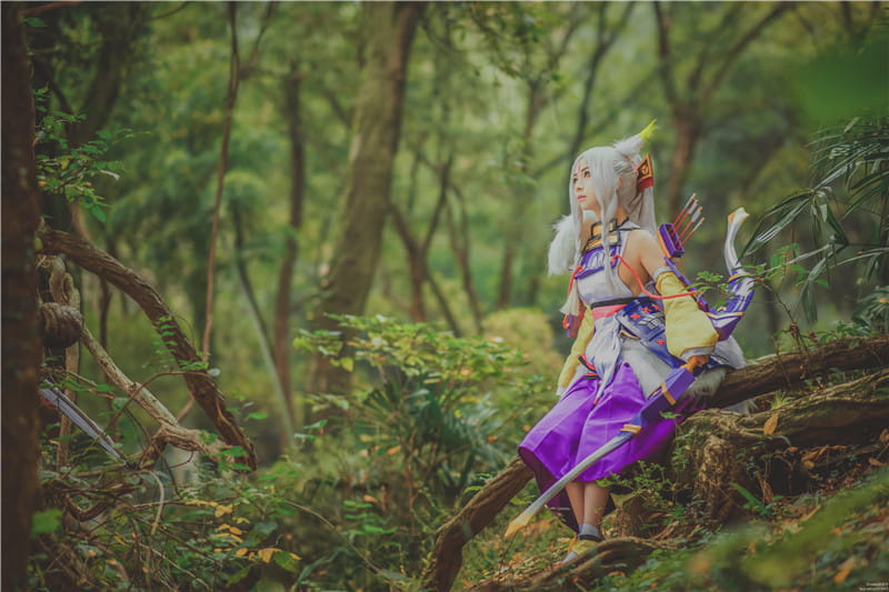 白狼,阴阳师cos,cosplay,