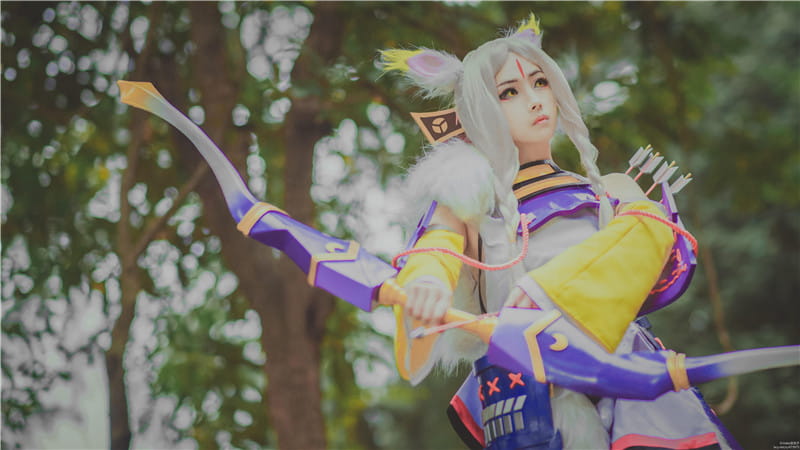 白狼,阴阳师cos,cosplay,