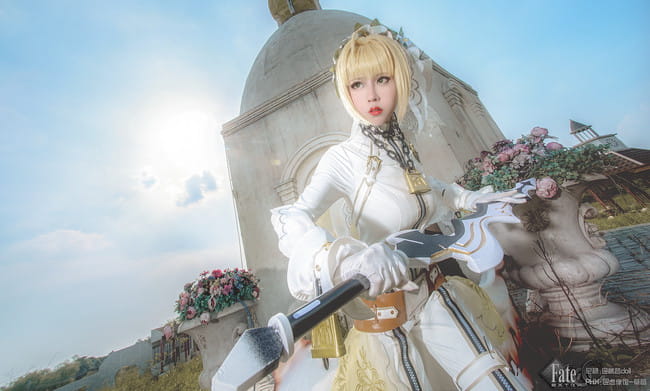 saber,尼禄花嫁,cosplay,fate