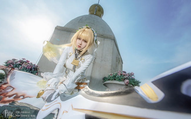 saber,尼禄花嫁,cosplay,fate