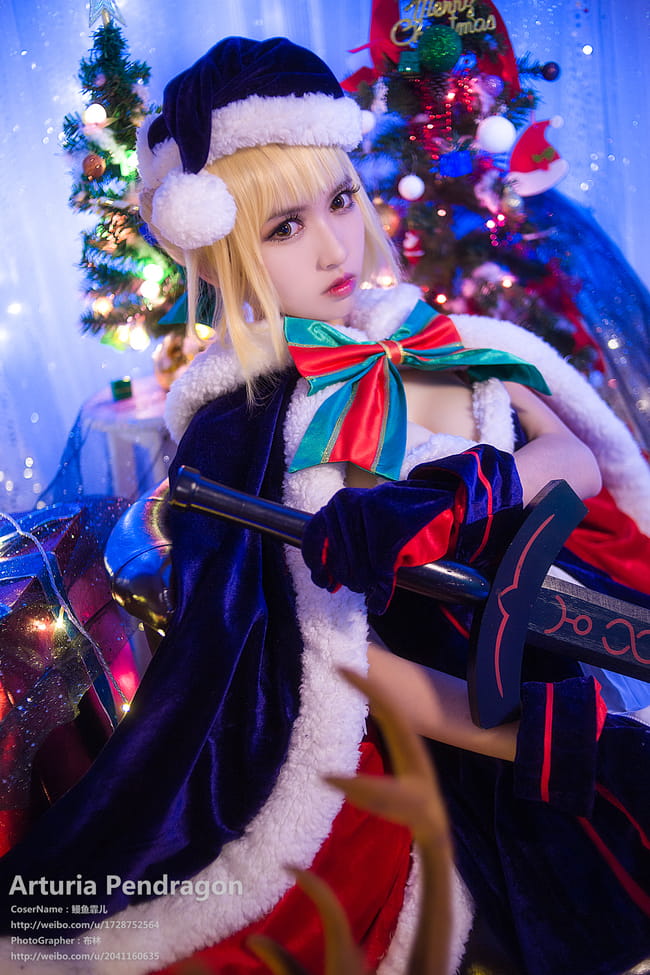 Fate,saber,圣诞,COS,