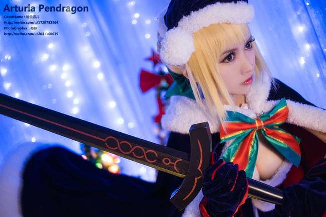 Fate,saber,圣诞,COS,