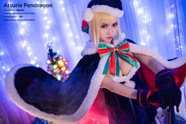 Fate,saber,圣诞,COS,