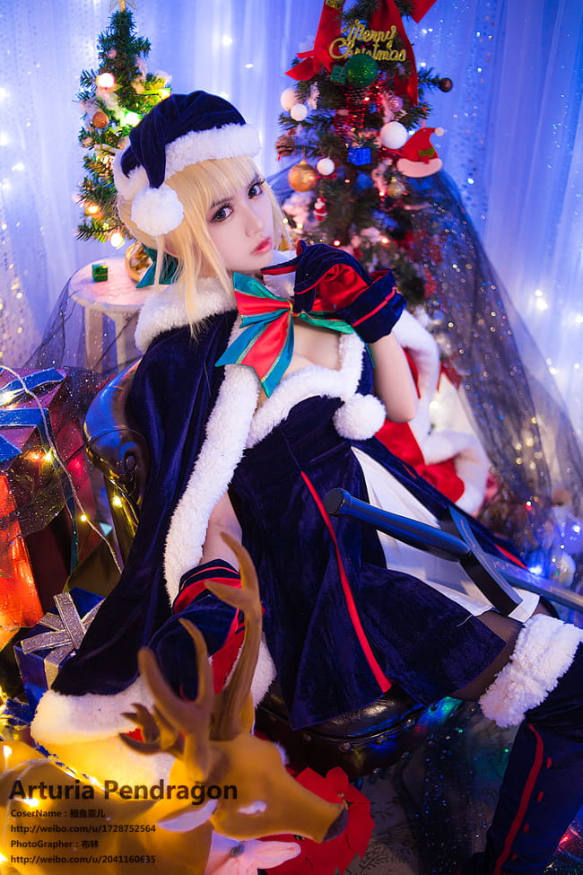 Fate,saber,圣诞,COS,