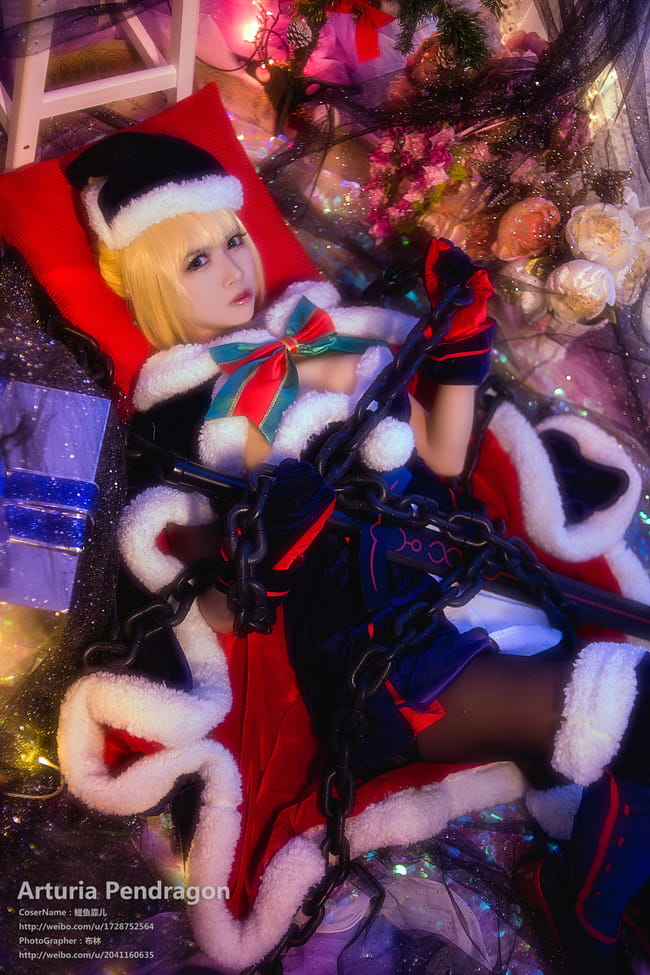 Fate,saber,圣诞,COS,